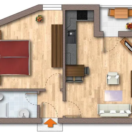 Apartmán Brise Haus Miramar App 16 *